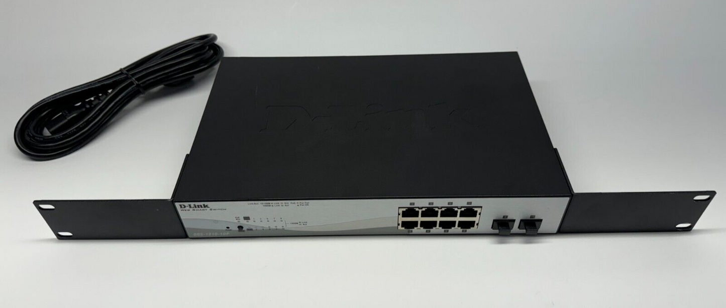 D-Link Web Smart Switch DGS-1210-10P 8 port 10/100/1000 Mbps