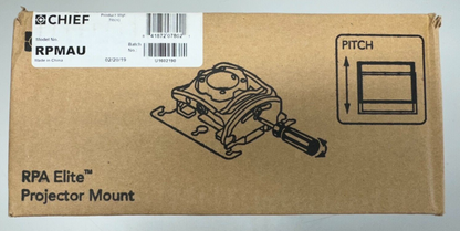 Chief RPMAU Elite Universal Ceiling Mount for Projectors (Black) RPMA-U