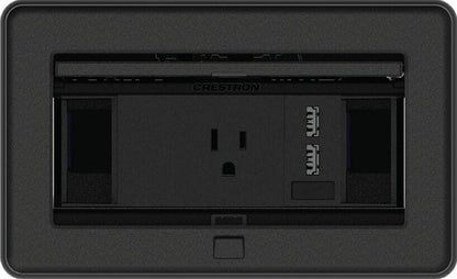 Crestron FT2-202-MECH-B FlipTop Cable Management System with AC & USB 6510779