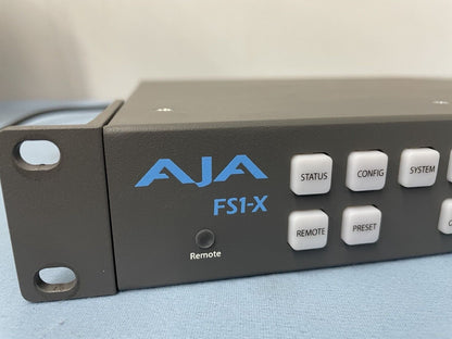 AJA Video Systems FS1-X Universal Frame Synchronizer & Converter w/ MADI Audio