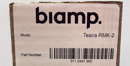 Biamp Tesira RMK-2 Rack Mount Kit for Tesira Media Platform 911.0441.900