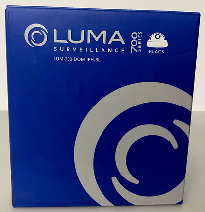 Luma Surveillance 700 Series LUM-700-DOM-IPH-BL IP Outdoor Camera w/ IR & Heater