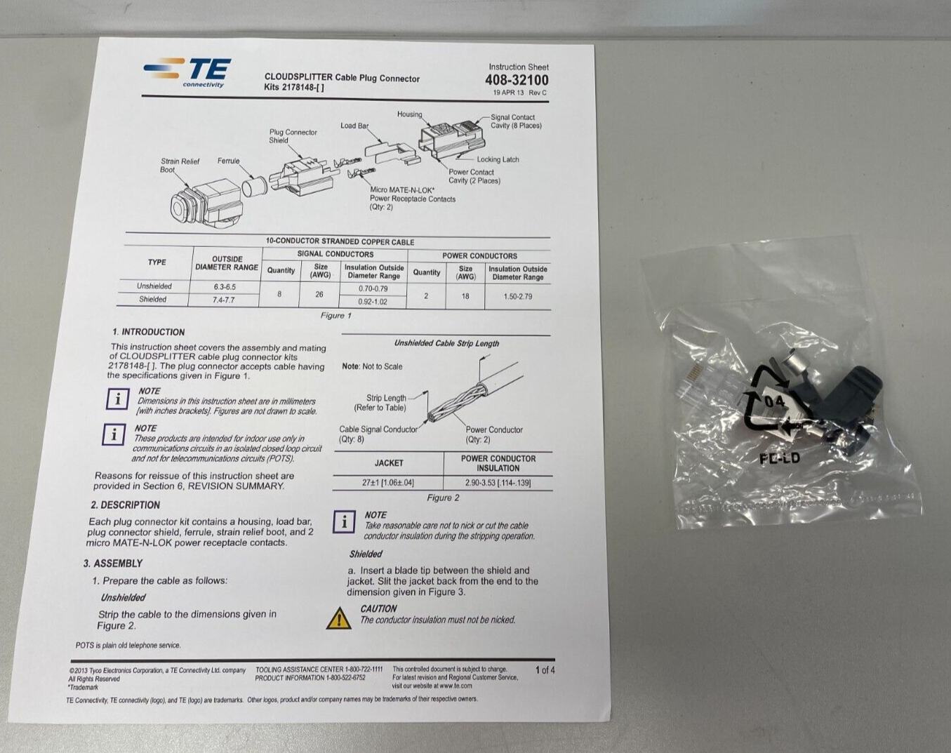 Bosch DCNM-CBCON-N System Connectors for Custom Length Cables - 50 Count