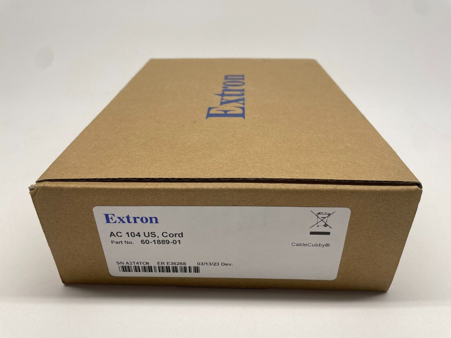 Extron AC104 US Power Module for Cable Cubby Series 60-1889-01