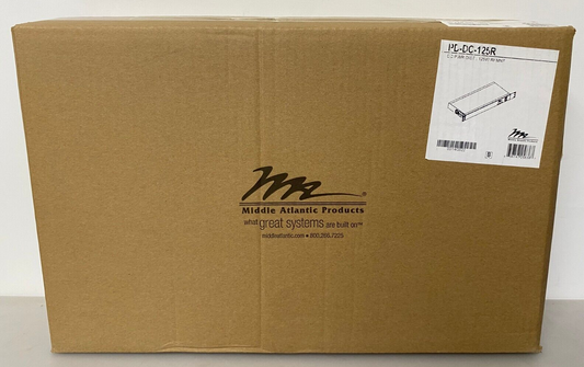 Middle Atlantic PD-DC-125R DC Power System Distribution Rack Mount
