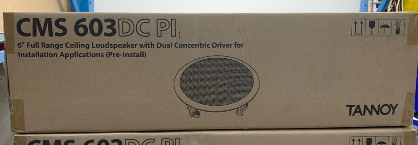 Tannoy CMS 603DC PI 6"  Ceiling Loudspeaker w/Dual Concentric Driver