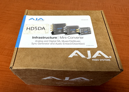 AJA HD5DA HD-SDI / SDI Serial Digital Distribution Amplifier HD5DA-R0