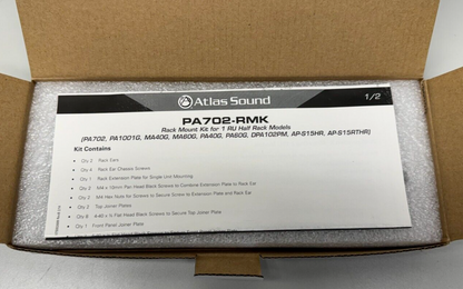 Atlas Sound LP PA702-RMK AMP, Rack MTG Kit for PA702 Amplifier