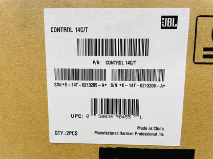 JBL Control 14C/T Two-Way 4" Coaxial Ceiling Loudspeaker (1)