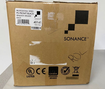 Sonance Professional Series PS-P83WT 8" Black Pendant Speaker