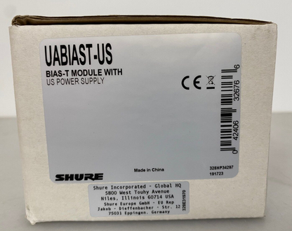 Shure UABIAST-US Bias-T Module w/ US Power Supply