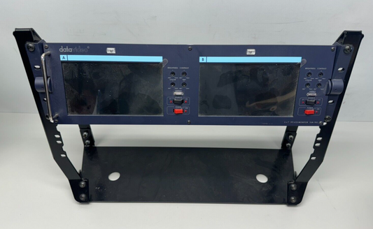 DataVideo TLM-702 Two 7" Rack-Mountable TFT LCD Monitors w/ Mount, No PSU