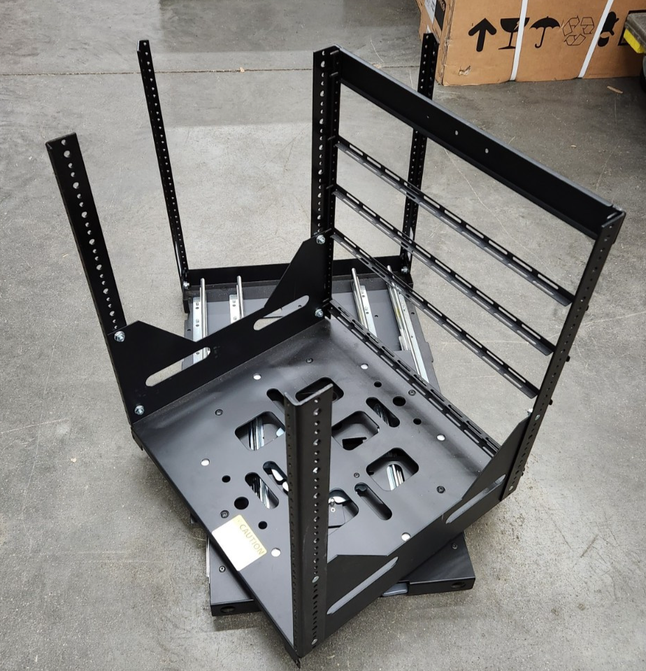 Middle Atlantic BXSRSR4TB2 Rotating Sliding Rack System w/ BXSRSR12R2 ...