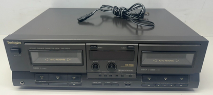 Technics RS-TR313 Double Cassette Deck Manual