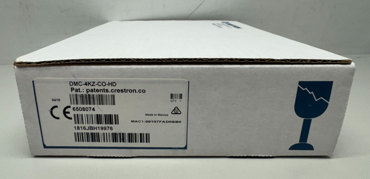 Crestron DMC-4KZ-CO-HD 2-Channel DigitalMedia 8G+ 4K60 4:4:4 HDR Card 6508074