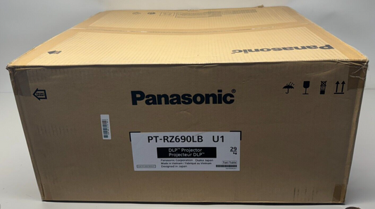 Panasonic PT-RZ690LB U1 6000-Lumen WUXGA Exhibition Laser DLP Projector