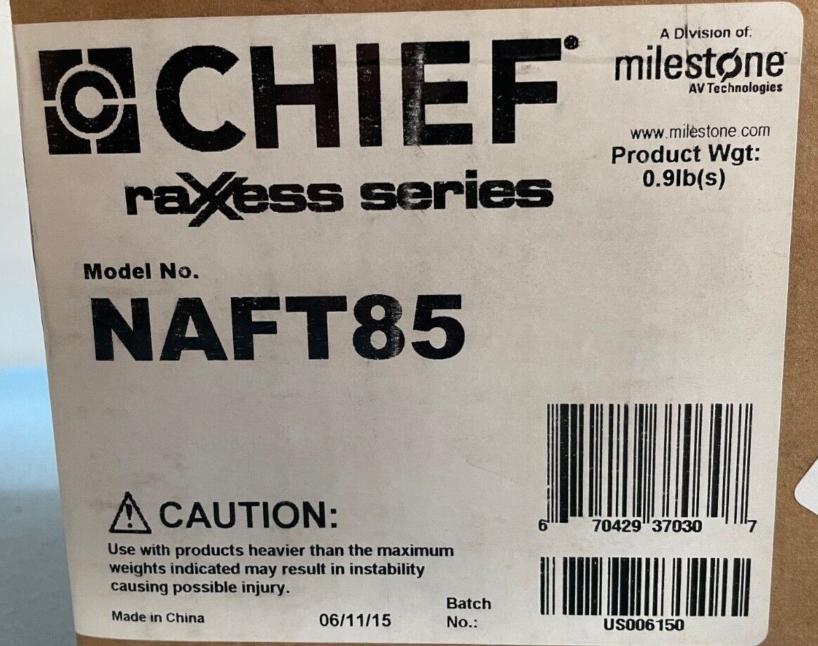 Chief NAFT85 Rack Accessory On/Off Thermostat