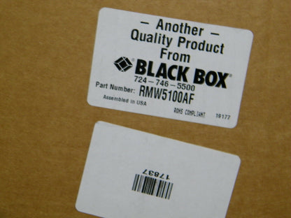 Black Box RMW5100AF NEMA 12 ClimateCab Double-Hinged Wallmount Cabinet w/ Fan