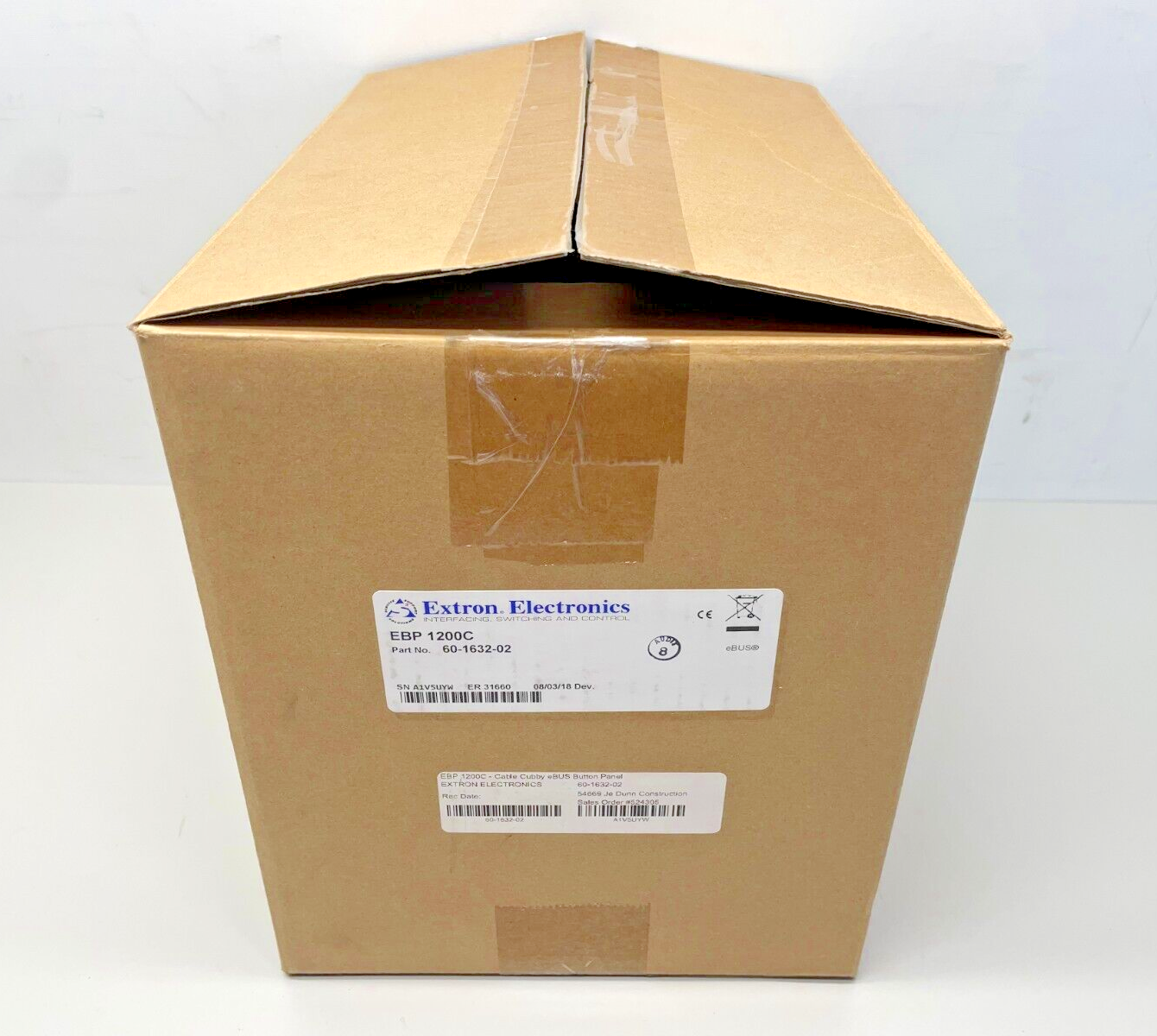 Extron 60-1632-02 EBP 1200C eBUS Button Panel Cable Cubby – LPAV