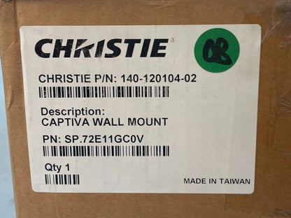 Christie 140-120104-02 Wall Mount for Captiva 1DLP/DHD400S/DUW350S Projector