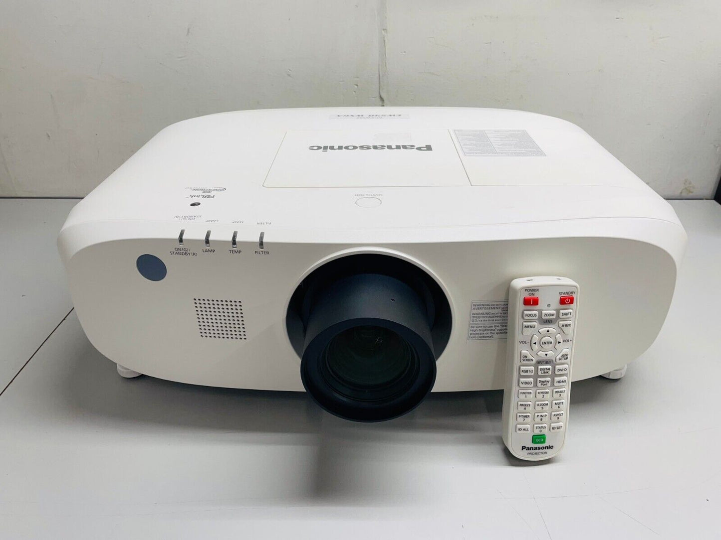 Panasonic PT-EW540 WXGA Large Venue Projector 1266 Lamp Hours