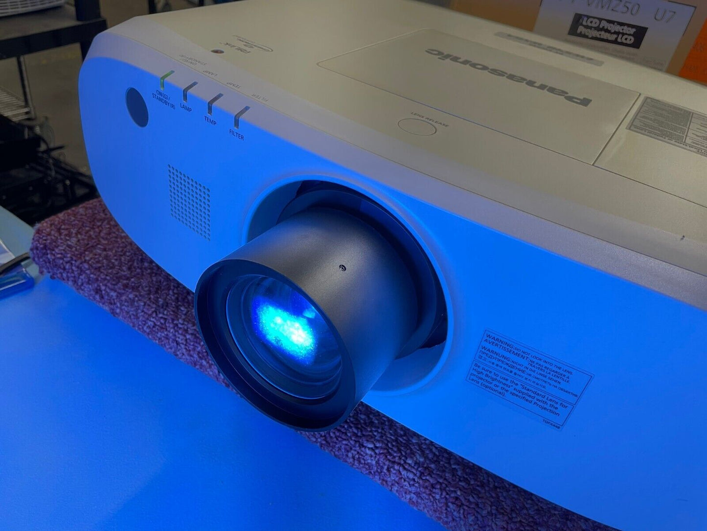 Panasonic PT-EW540 WXGA Large Venue Projector 1342 Lamp Hours