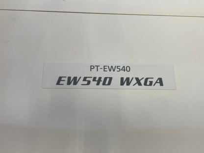 Panasonic PT-EW540 WXGA Large Venue Projector 1038 Lamp Hours