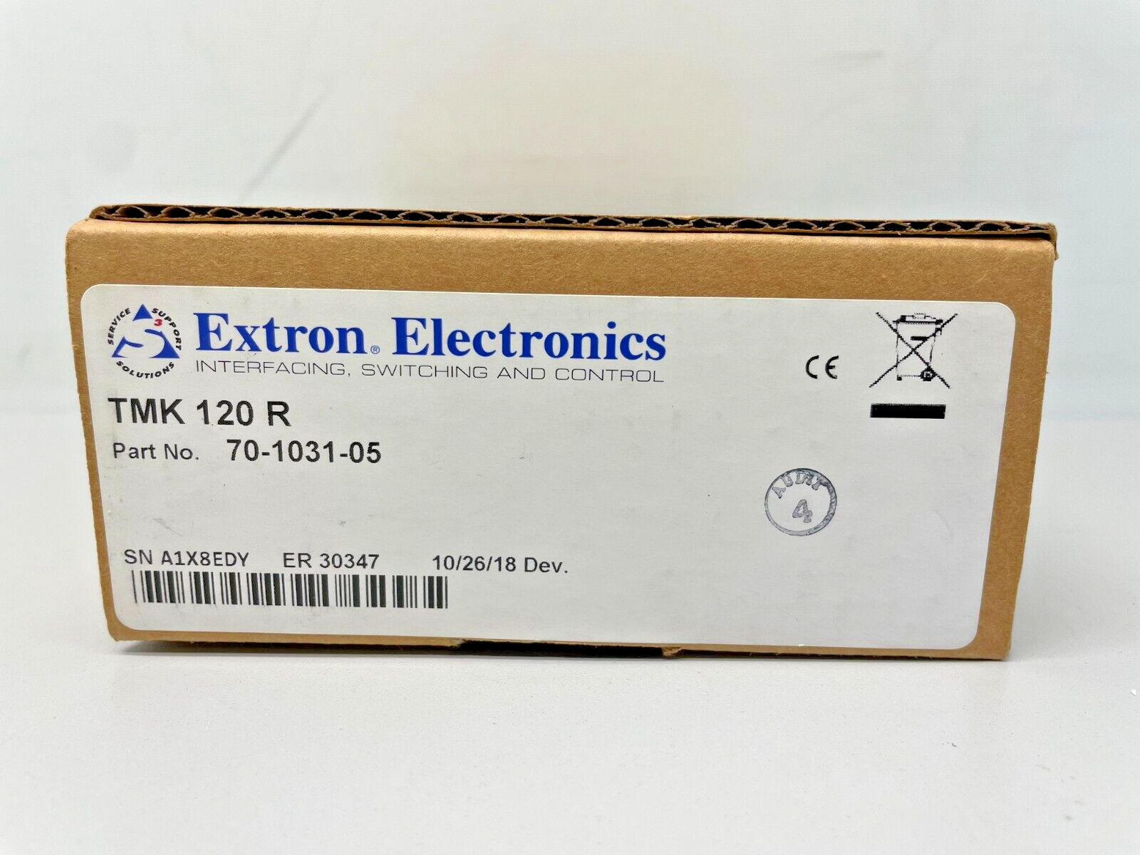 Tx. 70 Module Extron 70-1031-05 TMK 120 R Table Mount Kit for Two Retractor Modules ...