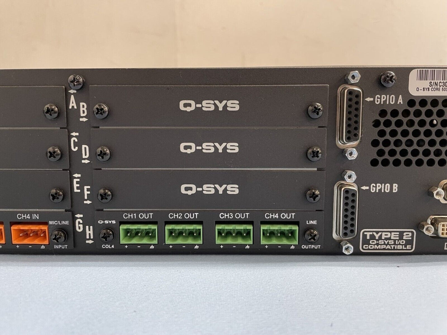 QSC Q-SYS Core 500i Integrated System Platform Digital DSP Control Processor and