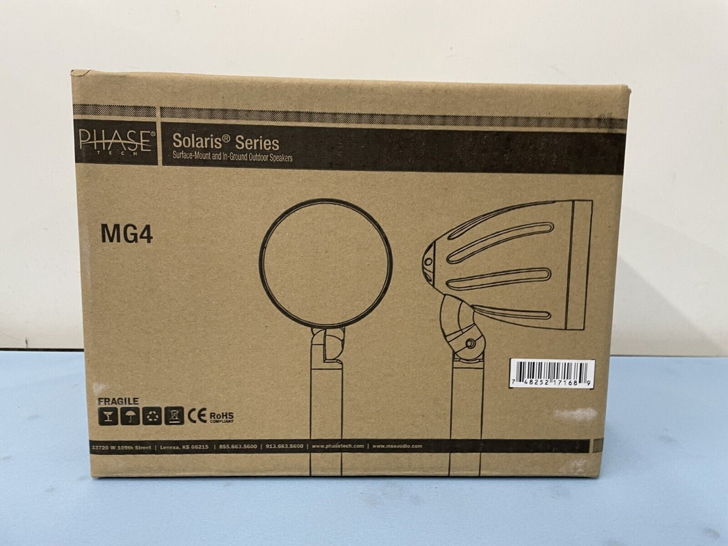 Phase Technology Solaris MG-4 / MG4 Music Garden Outdoor Landscape Speaker - New