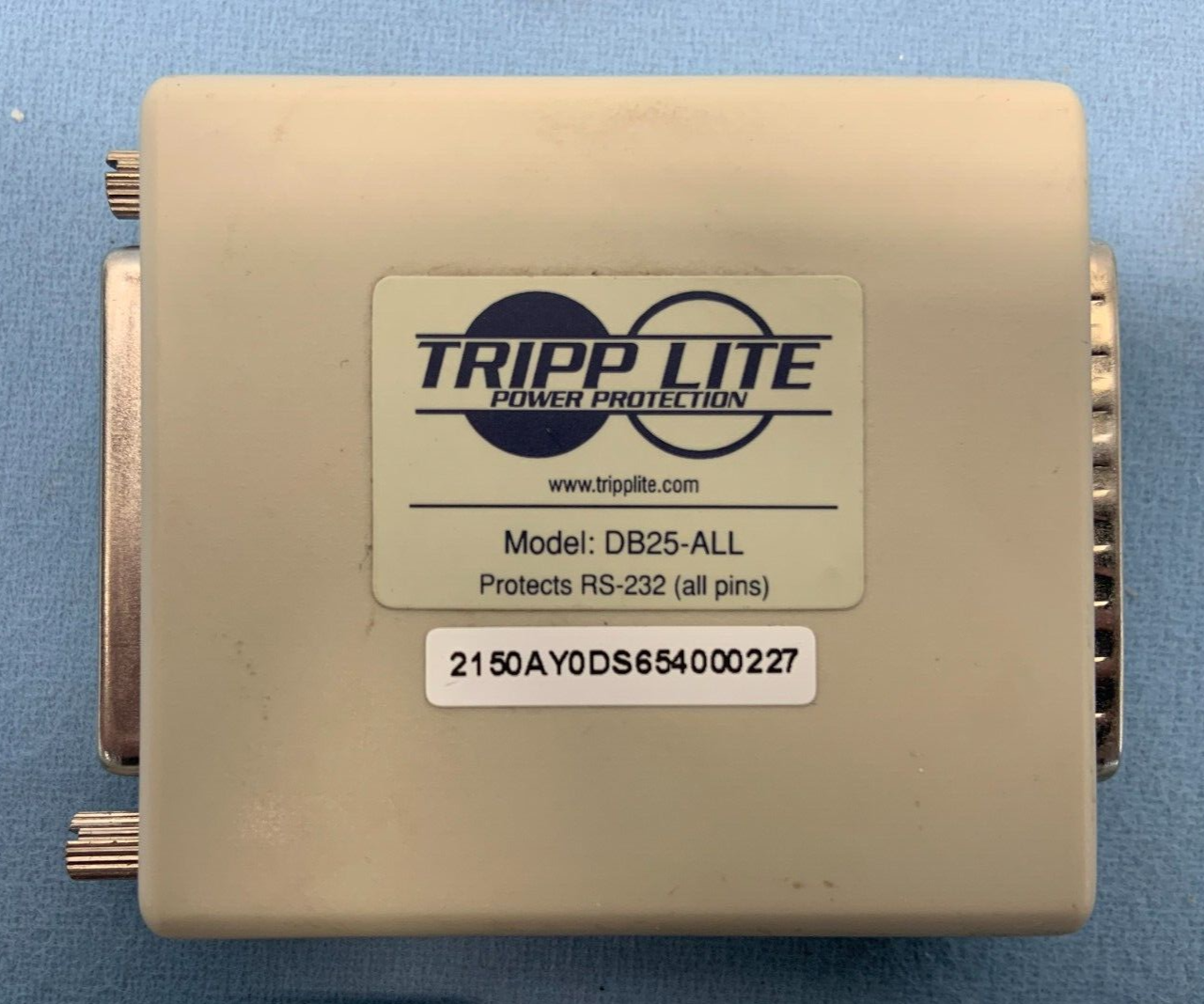 Tripp Lite DB25-ALL Datashield Serial In-Line Network Surge Suppressors Lot of 3