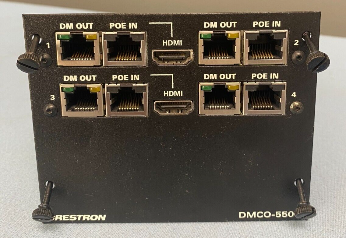 Crestron DMCO-5500 4 DM 8G+ w/2 HDMI Output Card for DM-MD16X16 6504116