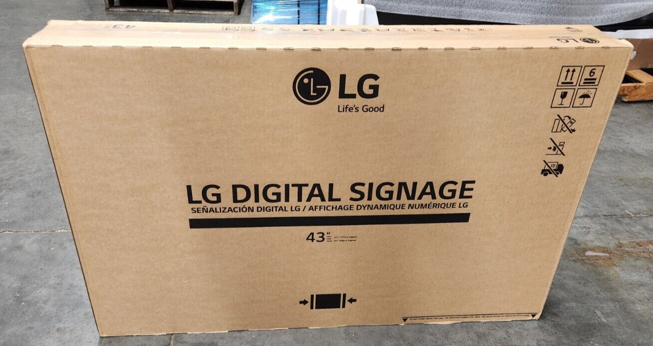 LG 43TA3E 43'' 450 nits Built-in Touch Signage Monitor Full HD Interactive  NEW