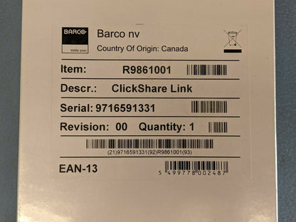 Barco ClickShare R9861001 Link for iPad