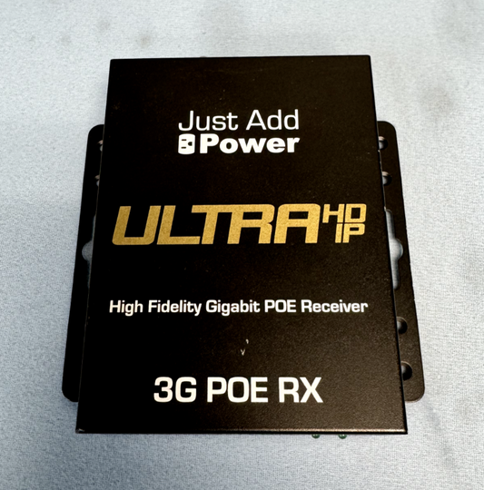 Just Add Power 3G POE RX UltraHDIP High Fidelity Gigabit POE Receiver