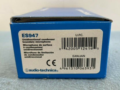 Audio Technica ES947 Unidirectional Cardioid Condenser Boundary Microphone