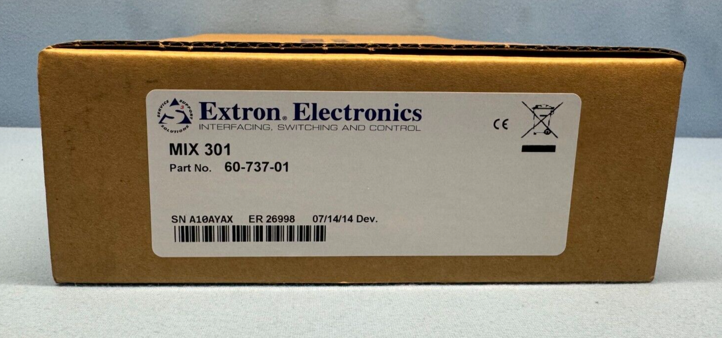 Extron MIX 301 Three Channel Line Level Mixer 60-737-01