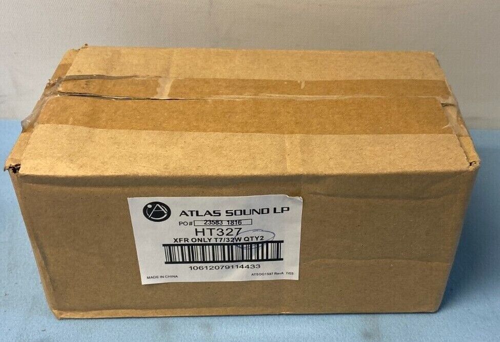 Atlas Sound HT327 - 32W, 70.7V Transformer / Box of 2