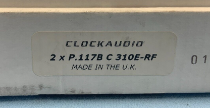 Clockaudio Full Flex Black Cardiod Gooseneck Microphone / 7in. (180mm) / C31E-RF