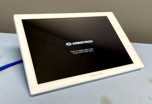 Crestron TSW-1050-W-S 10.1” Touch Screen, White Smooth Factory Reset 6506183
