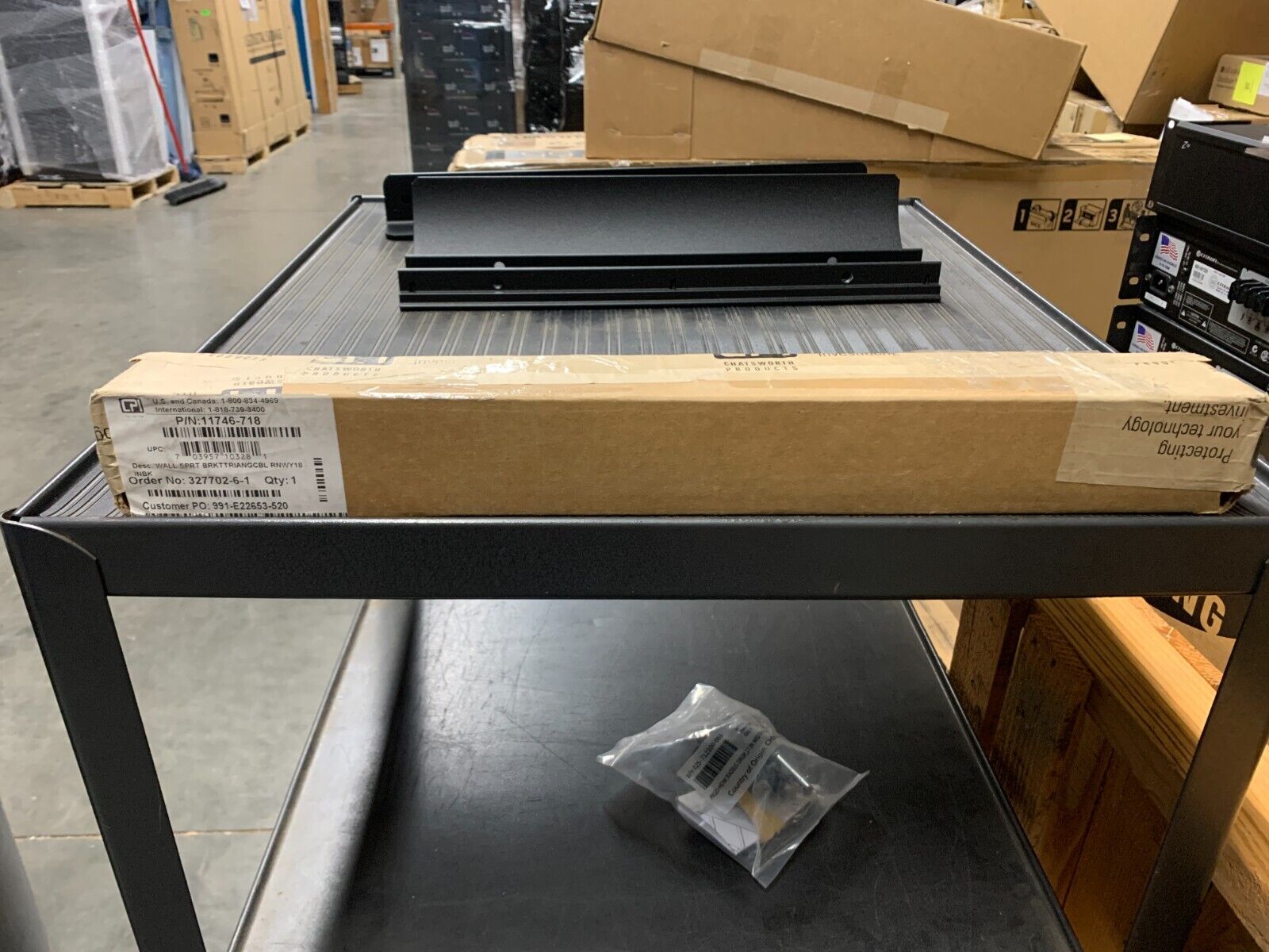 CPI 11746-718 Triangular Support Bracket for Cable Runway, Steel, 18 ...