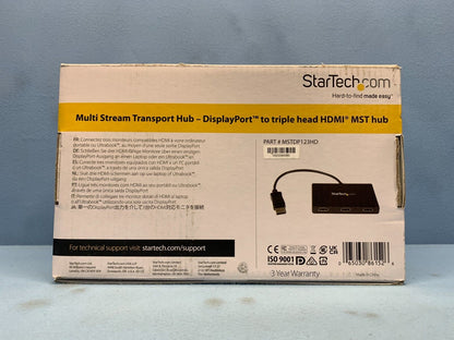 StarTech MSTDP123HD Multi Stream Transport - DisplayPort to Triple Head HDMI MST