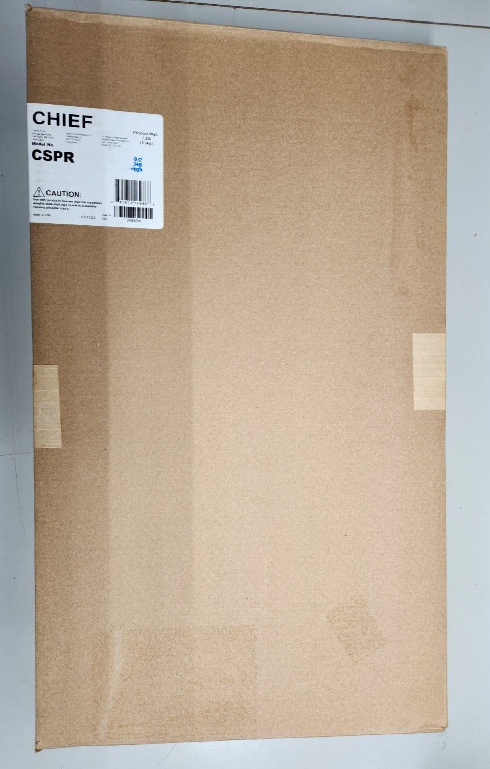 Chief CSPR Component Removable Storage Panel Flat Panel Display Wall Mount  NEW