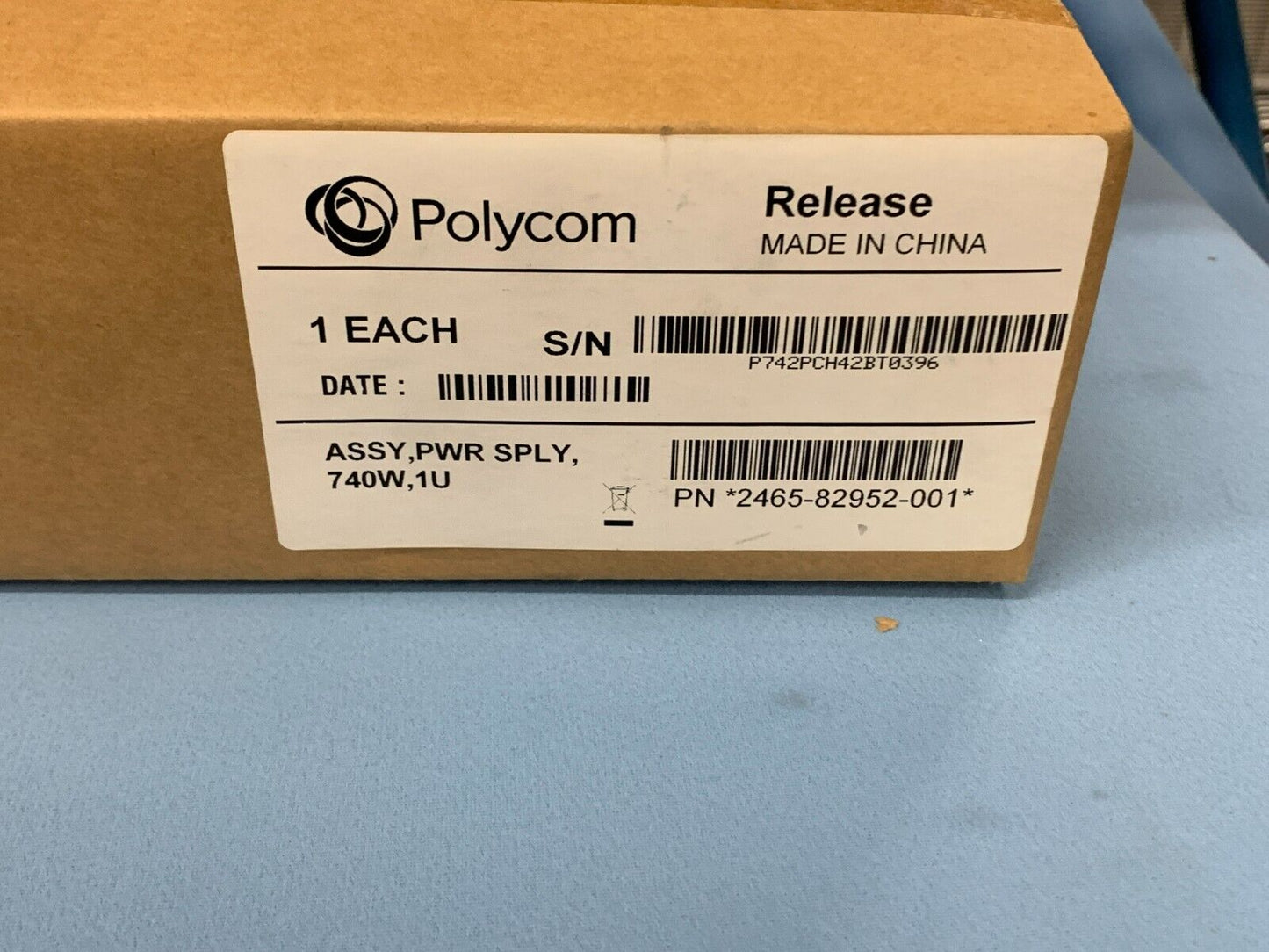 Polycom 2465-82952-001 / 740W / 1U / Power Supply