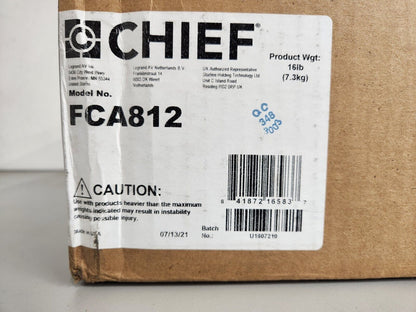 Chief FCA812 Fusion Lower Component Shelf XL Displays NEW