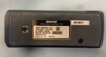 Shure MXWNCS8 Networked Charging Station with 6 MXW6/C Z10 Boundary Transmitters
