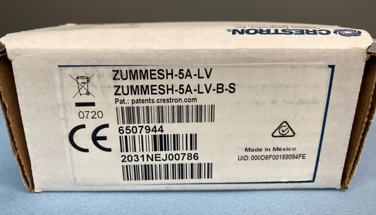 Crestron ZUMMESH-5A-LV-B-S Zūm Wireless 0-10V Wall-Box Dimmer, 5A, 6507944