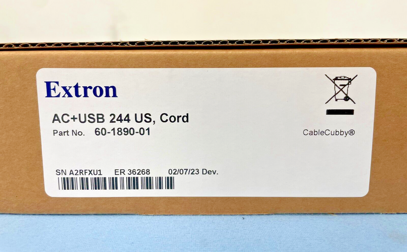 Extron 60-1890-01 AC+USB 244 US Power Module for Cable Cubby Series – LPAV