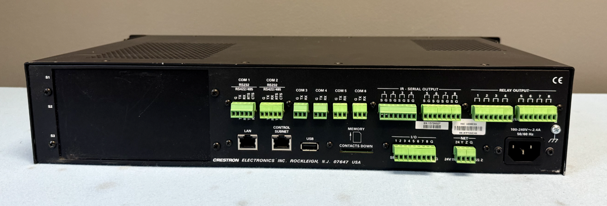 Av3 Processor Crestron AV3 3-Series Control System Advanced Control Processor 650487 ...