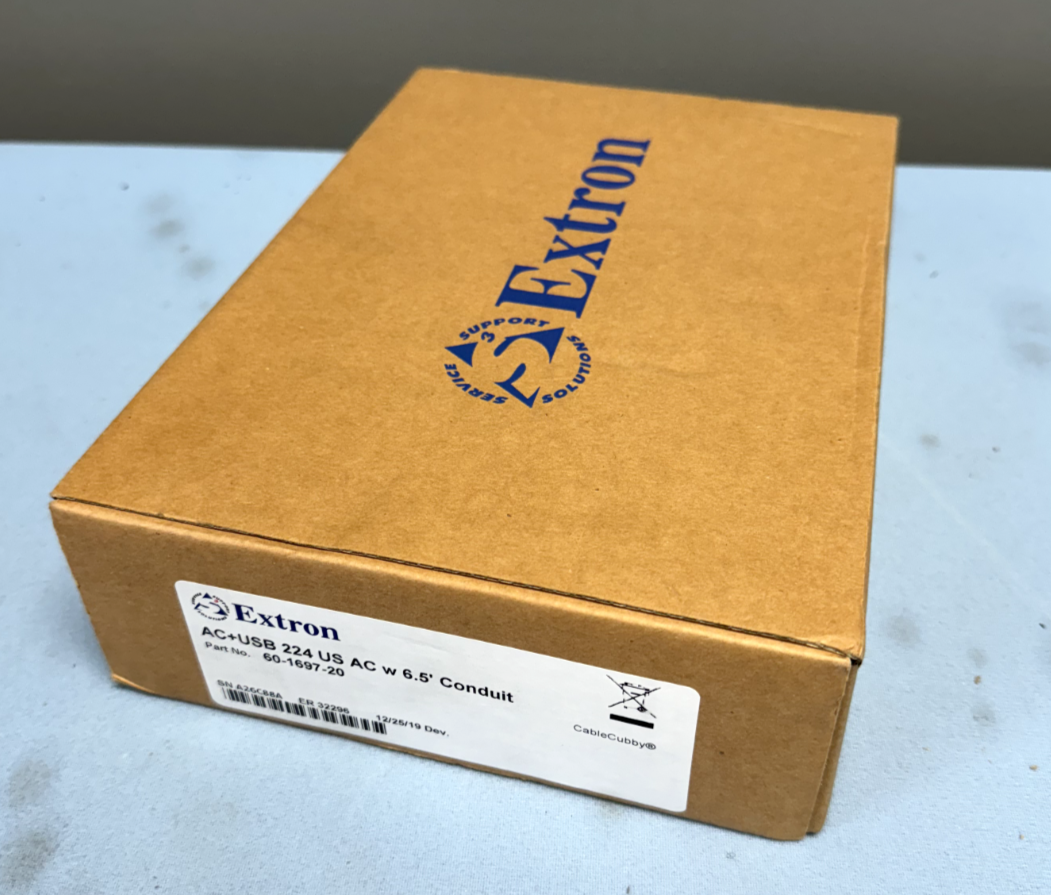 Extron AC+USB 224 US Conduit Module Cable Cubby Series 2 60-1697-20 – LPAV